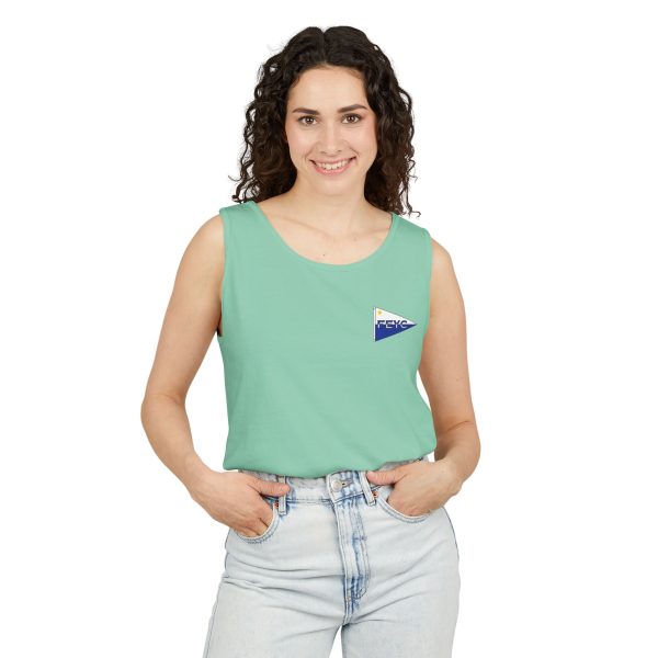 FEYC (Flat Earth Yacht Club). Nautical Vibes Tank Top - Relaxed Unisex Style, - Image 7