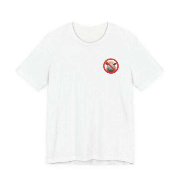 No Sheeple -  Unisex Jersey Short Sleeve Tee - Image 3