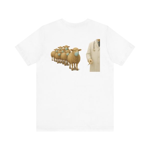 No Sheeple -  Unisex Jersey Short Sleeve Tee - Image 2